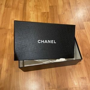 Chanel Authentic Branded Black Empty Shoe Box